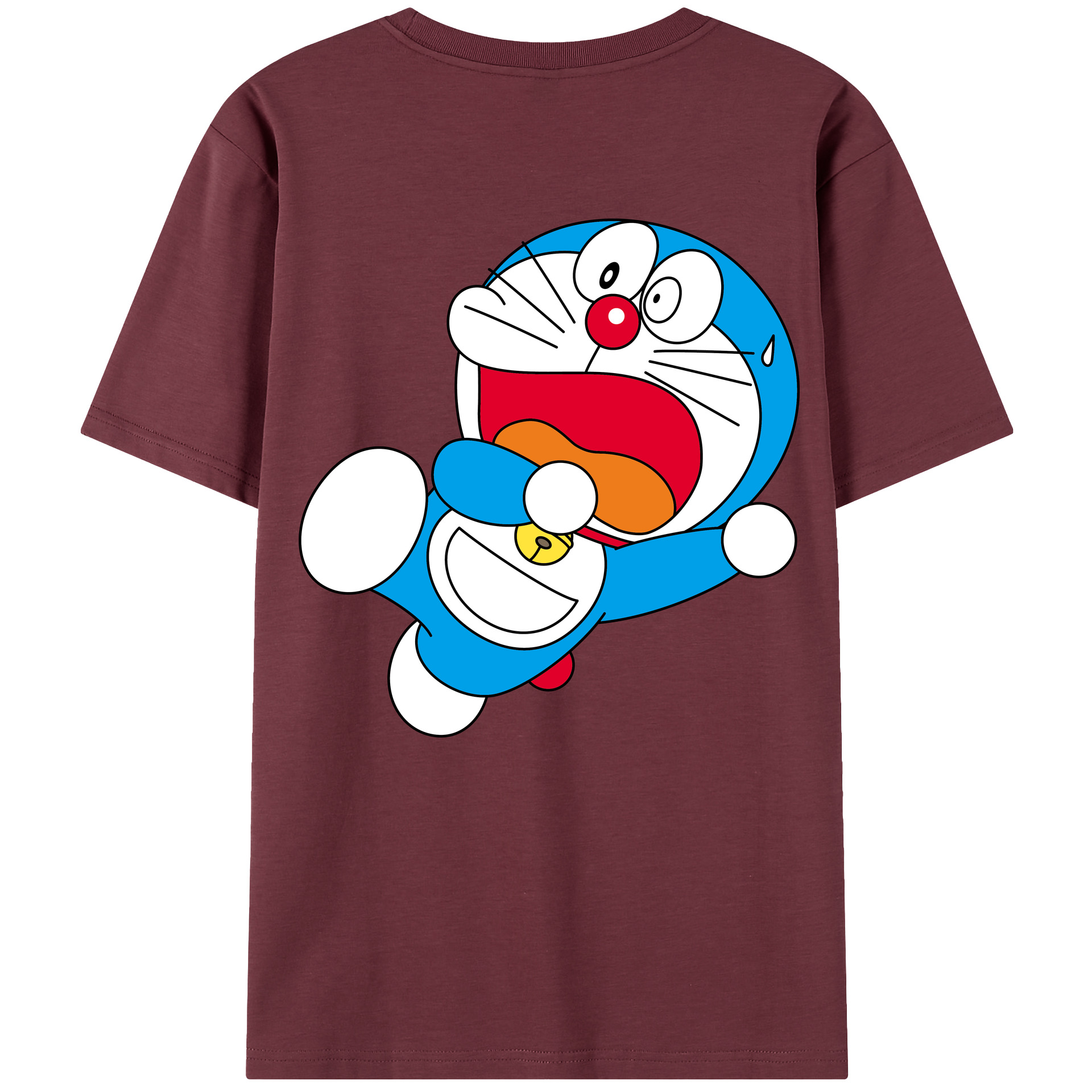 （画像用） ドラえもん Doraemon 綿100％半袖Tシャツ（背面プリント）